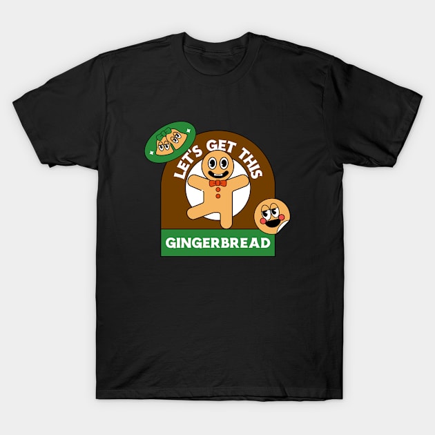 Gingerbread Man Christmas T-Shirt by DAGHO